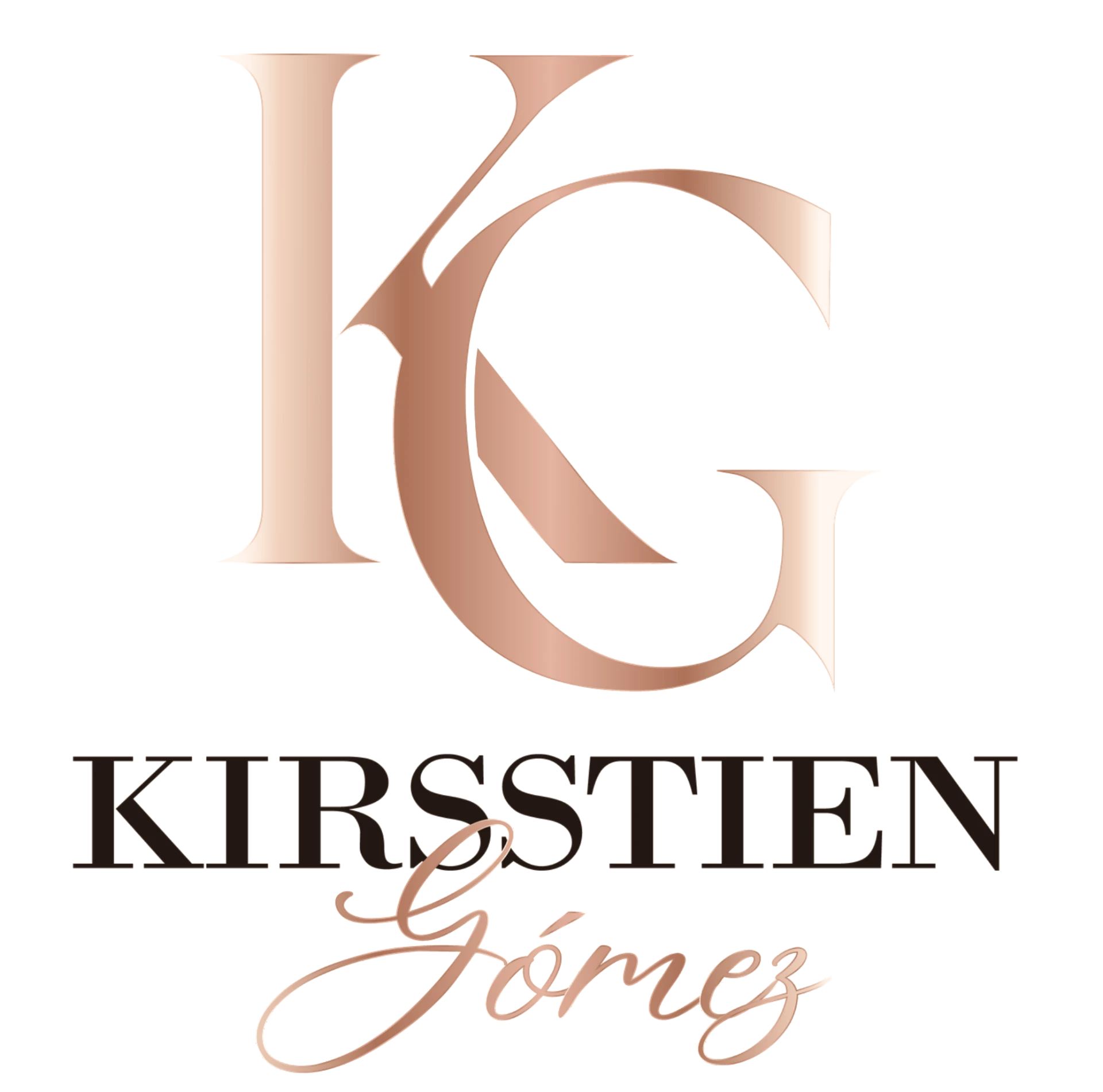 Propuesta 01 — monograma clásico KG para Kirsstien Gómez